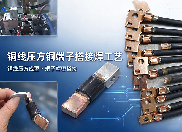 铜线压方焊接工艺