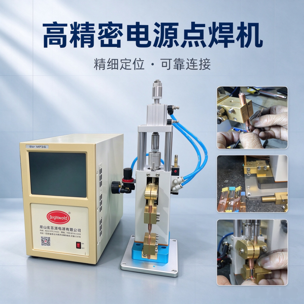 高精密电源点焊机 - 30KHz 高频精密点焊,热影响区小