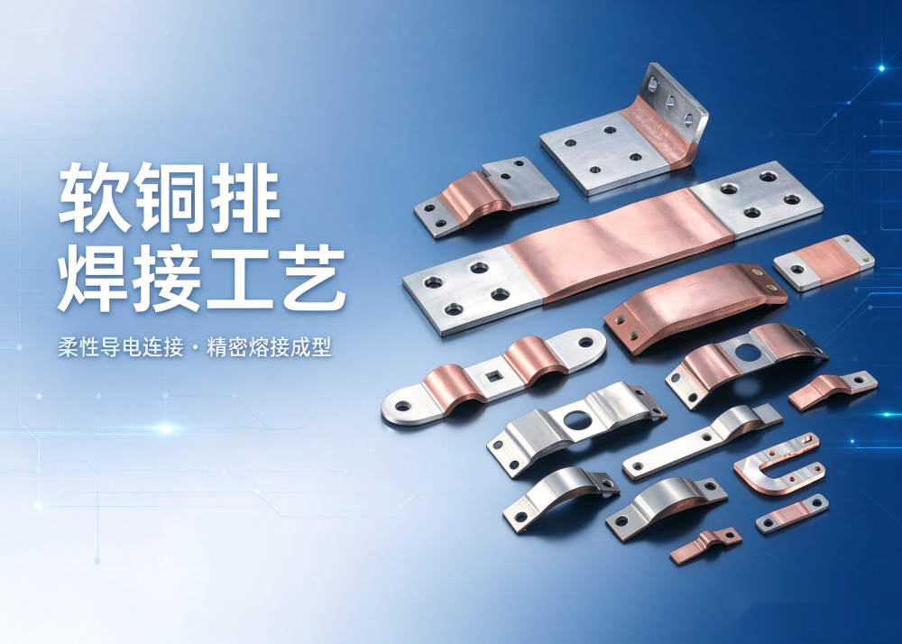 软铜排焊接工艺 - 铜箔软连接扩散焊,合格率 99.3%