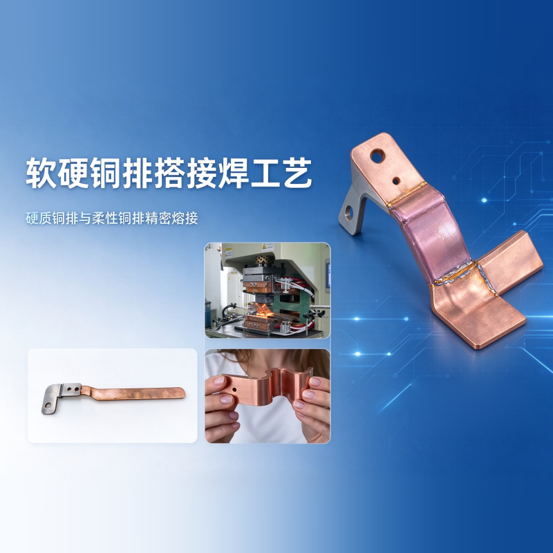 软硬铜排搭接焊工艺 - 搭接面虚焊与焊后开裂解决