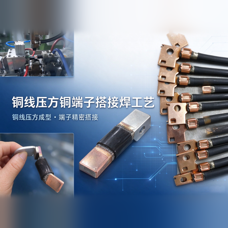 铜线压方焊接工艺 - 压方成型焊接一体化，压方不实解决
